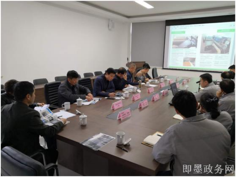 青島市漁技站、鄭州市漁技站一行到即墨參觀調研水產養殖處理相關系統